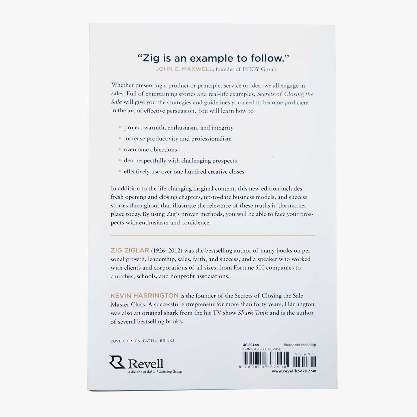 Secrets Of Closing The Sale By Zig Ziglar and Kevin Harrington