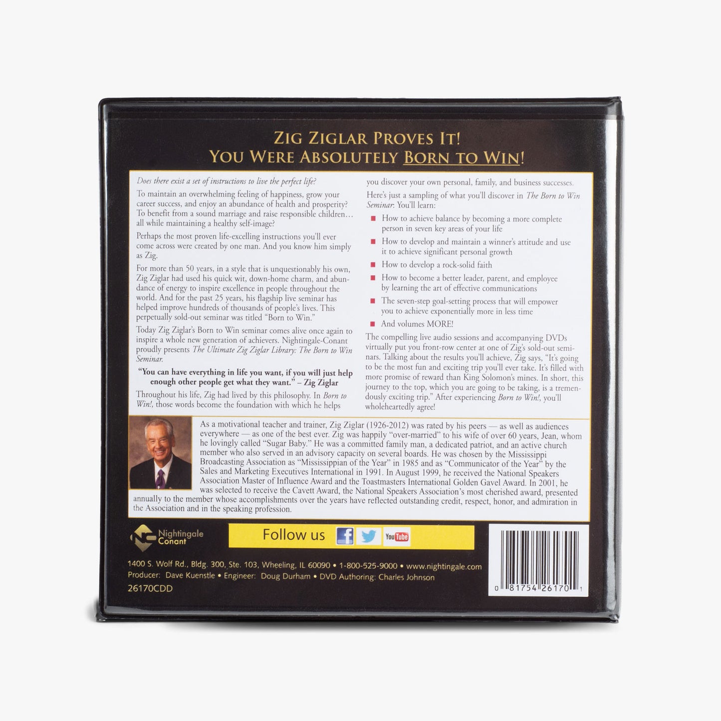 Course | Born To Win Seminar by Zig Ziglar + Digital Performance Planner