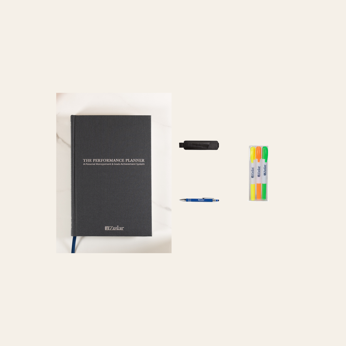 The Performance Planner Linen Edition (The Goal Getter Kit)