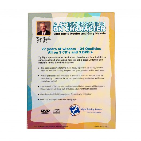 A Conversation on Character with David Keeler and Gary Heavin – 3 DVDs, 3 CDs